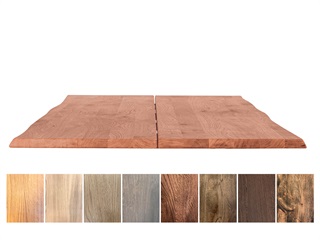Curve tabletop, 110x72, optional color - FSC 100%